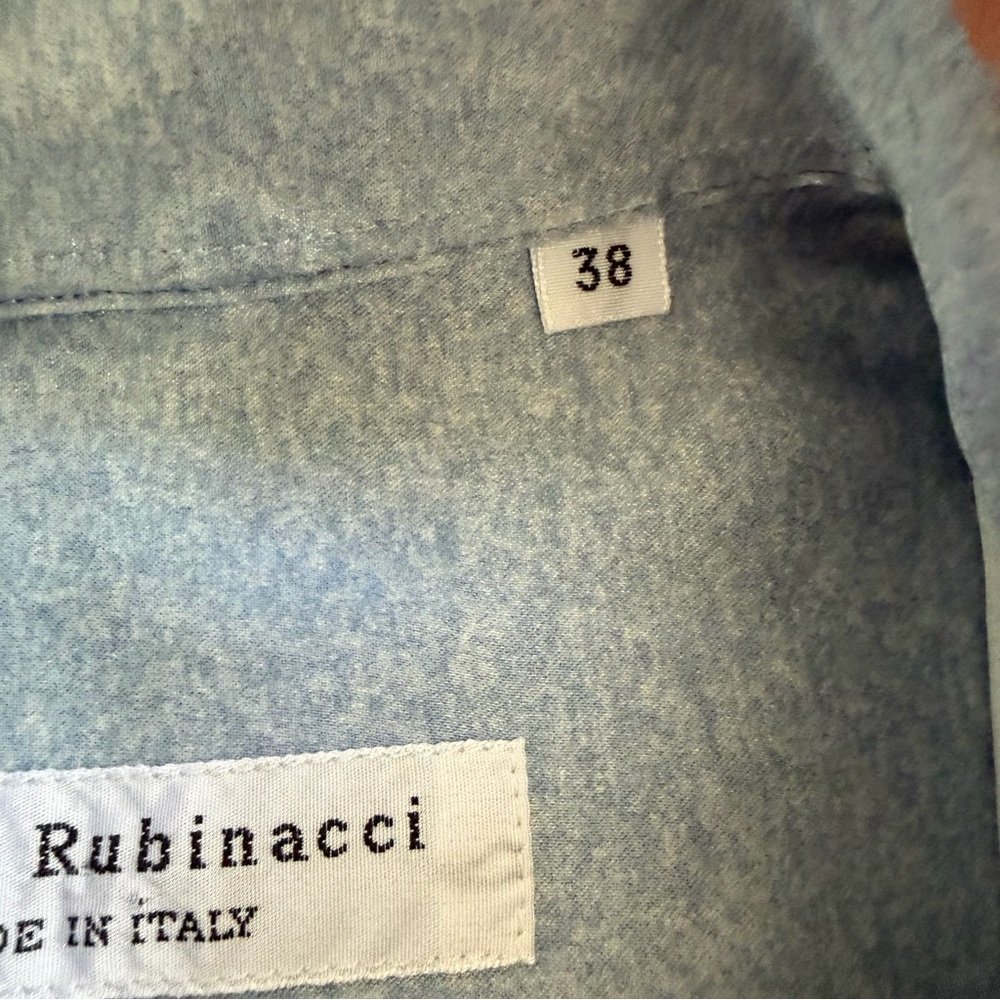 Amina Rubinacci Silk Button Front Blouse Size 38 Made in‎ Italy - Picture 3 of 8